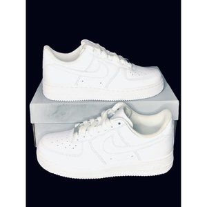 Nike Women's Air Force 1 Low White Sneakers Triple White DD8959-100 Size 7
